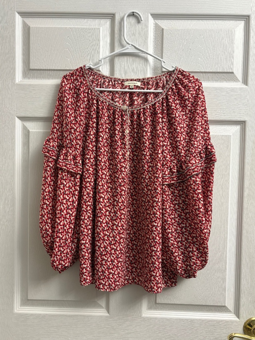 Women's Max Studio Floral Print Flowy Blouse